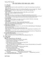 Ôn tập tiếng Việt học kì II - Lớp 8 - Trường THCS Nam Đà