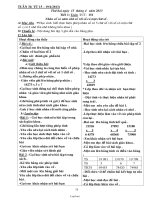 Giáo án Tổng hợp lớp 2 - Tuần số 10