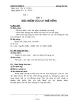 Giáo án môn Sinh học 6 - Tiết 1 đến tiết 67