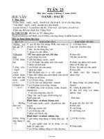 Giáo án các môn khối 1 - Tuần 23