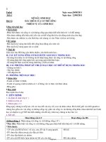 Giáo án môn Sinh học 6 - Tuần 1 đến tuần 8