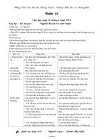 Giáo án Lớp 3 Tuần 32 - Trường Tiểu Học số 1 Quảng Hoà