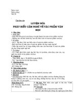 Bài giảng môn học Ngữ văn lớp 7 - Tập làm văn: Luyện nói: Phát biểu cảm nghĩ về tác phẩm văn học