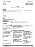 Giáo án lớp 6 Vật lí - Tuần 12 - Tiết 12 - Bài 11: Trọng lượng riêng- Bài tập