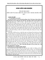 Sáng kiến kinh nghiệm “Một số biện pháp nhằm giảm tỷ lệ học sinh yếu, kém ở lớp 1 trong trường tiểu học”