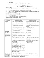 Kế hoach bài dạy môn học lớp 1 - Tuần 27 năm 2006