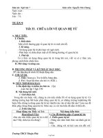 Bài giảng môn học Ngữ văn lớp 7 - Tuần 9 - Tiết 33: Chữa lỗi về quan hệ từ (Tiết 1)