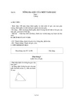 Giáo án môn Hình học 7 - Tiết 18, 19