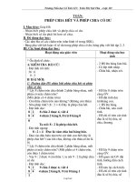 Giáo án Toán 3 tuần 6 - Trần Thị Việt Thu - Trường Tiểu học Cổ Tiết