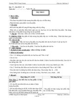 Giáo án môn Sinh học 6 - Bài 30 - Tiết 36 - Tuần 18: Thụ phấn