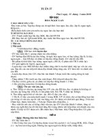 Giáo án Tổng hợp môn lớp 1 - Tuần học 27 năm 2010