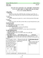 Giáo án lớp 6 môn học Sinh học - Tiết 29: Bài tập: Sưu tầm mẫu vật, tìm hiểu ảnh hưởng của các điều kiện tự nhiên đến quang hợp của cây tại địa phương