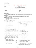Giáo án Tổng hợp các môn lớp 2 - Tuần 4