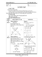 Giáo án Hình học 8 - THCS Nguyễn Hiền - Tiết 46 + 47 + 48: Các trường hợp đồng dạng của tam giác vuông