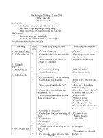 Giáo án môn học lớp 2 - Tuần thứ 32 năm 2010