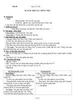 Giáo án Ngữ văn 7 tiết 85: Sự giàu đẹp của tiếng việt