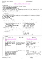 Bài soạn môn Đại số lớp 7 - Cộng, trừ đa thức một biến