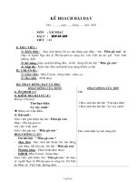 Giáo án Âm nhạc 1 tiết 11: Đàn gà con