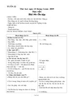 Gián án các môn buổi sáng lớp 1 - Tuần 15 đến tuần 21