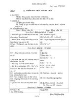 Bài soạn môn Đại số khối 8 - Tiết 1 đến tiết 21