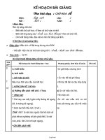 Giáo án Thể dục - Trò chơi