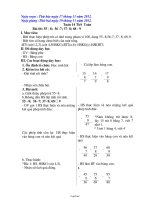 Giáo án các môn khối 2, kì I - Tuần số 14