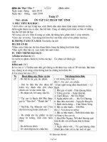 Giáo án môn học Ngữ văn 7 - Tuần 17 - Tiết 65, 66: Ôn tập tác phẩm trữ tình