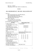 Giáo án môn Thể dục lớp 1 - Tuần 5 - Bài 5: Đội hình đội ngũ - Trò chơi : “đi qua đường lội”