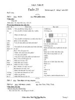 Giáo án các môn khối 2 - Tuần thứ 25 năm 2012