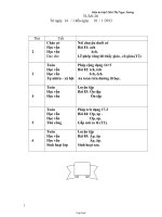 Giáo án tổng hợp khối 1 - Tuần 20 - Mai Thị Ngọc Sương