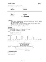 Giáo án lớp 6 môn học Vật lí - Chủ đề 5: Sự nở vì nhiệt của các chất (Tiếp)