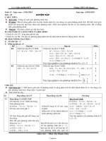 Đề thi học kì I môn : Giáo dục quốc phòng - Lớp 11 năm học 2012 - 2013