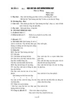 Giáo án Âm nhạc 1 trọn bộ