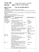 Giáo án Lớp 3 Tuần 19 - Cả ngày