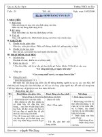 Giáo án Toán - Tiết: Chu vi hình tam giác – chu vi hình tứ giác