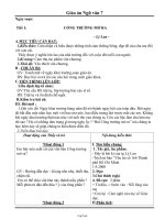 Giáo án Ngữ văn khối 7 (giáo án 2 cột)