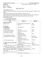 Giáo án Tổng hợp môn lớp 2 - Tuần 6 - Trường Tiểu Học Niêm Sơn