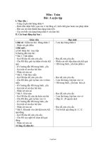 Giáo án lớp 2 môn học Toán - Bài: Luyện tập (ghi nhớ bảng nhân 4)