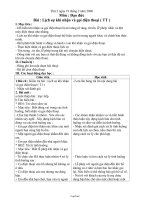 Giáo án lớp 2 môn học Đạo đức - Bài học: Lịch sự khi nhận và gọi điện thoại