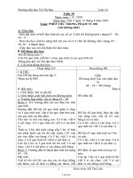 Giáo án Tổng hợp lớp 1 - Tuần 30 - Trường tiểu học Võ Thị Sáu