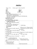 Thiết kế giáo án môn học khối 2 - Tuần 26 năm 2010