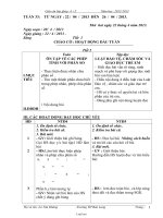 Thiết kế bài dạy các môn khối 1 - Tuần học 27