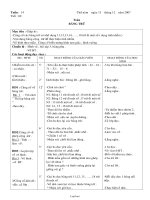 Giáo án môn Toán khối 2 năm 2007 - 2008 - Tiết 68: Bảng trừ