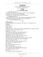 Kế hoach bài dạy các môn học khối 1 - Tuần 24 - Trường Tiểu học An Lộc