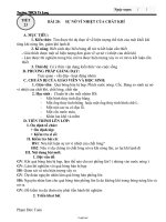 Giáo án lớp 6 môn Vật lí - Tiết 23 - Bài 20: Sự nở vì nhiệt của chất khí