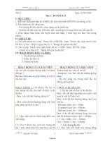 Giáo án Vật lí lớp 6 - Tiết 1 đến tiết 21