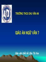 Bài giảng môn học Ngữ văn lớp 7 - Tiết 86: Thêm trạng ngữ cho câu (Tiếp)