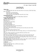 Kế hoach bài dạy môn học lớp 1 - Tuần 11 năm 2008