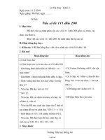 Thiết kế giáo án môn học khối 2 - Tuần 29 - Lê Thị Thuỷ