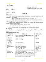 Giáo án Tổng hợp lớp 2 - Năm 2009 - 2010 - Trường TH A ngọc Linh - Tuần 17